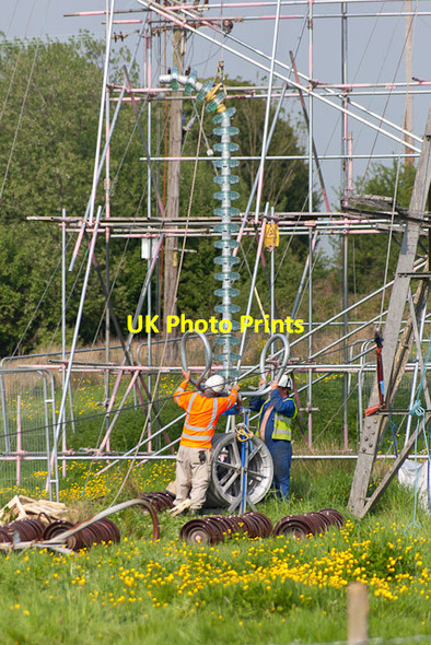 Photo 6"x4" 400 KV Line Refurbishment, Mayles Lane Knowle\/SU5609 c2012