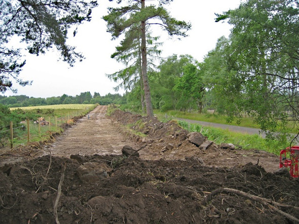 Photo 6"x4" Earthworks at  Torranerrick Glaichbea c2008