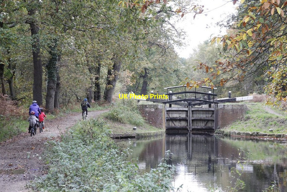 Photo 6"x4" Cycling to Lock 20 Pirbright Camp c2012