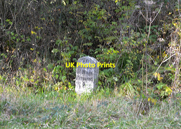 Photo 6"x4" Milestone on the A44 Carmel\/SO0566 c2012