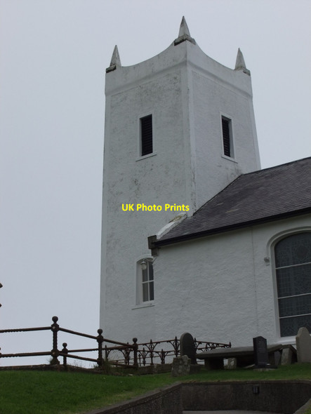 Photo 6"x4" Ballintoy Church tower Ballintoy c2012