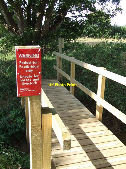 Photo 6"x4" New Footbridge Streetly End c2012