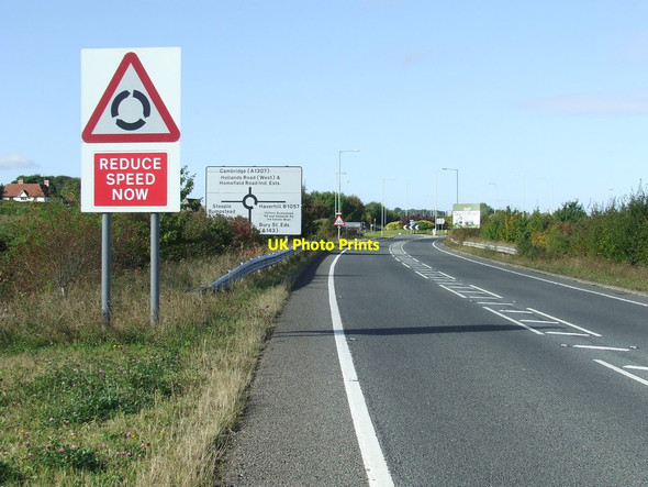 Photo 6"x4" Approaching The Roundabout Haverhill\/TL6645 c2012