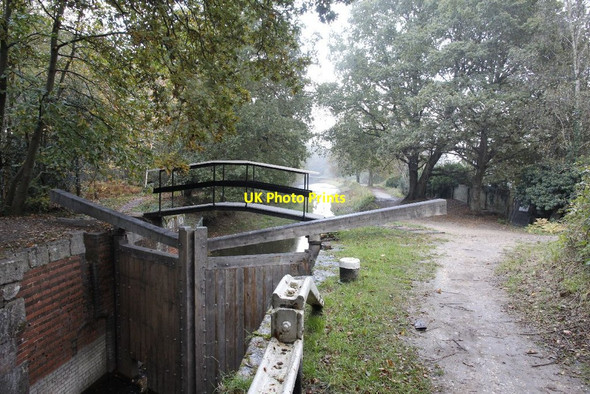 Photo 6"x4" The big gates Pirbright Camp c2012