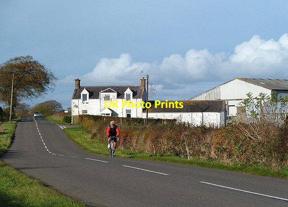 Photo 6"x4" The B724 at East Bowerhouses Mouswald c2012