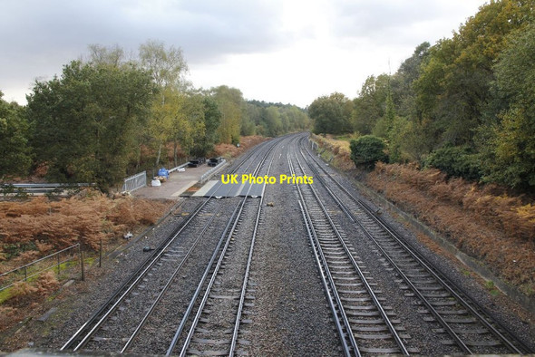 Photo 6"x4" Towards Deepcut Pirbright Camp c2012