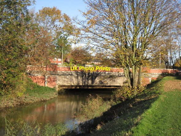Photo 6"x4" Holderness Road crosses over the Holderness Drain Sutton Ings\/TA1231 c2012
