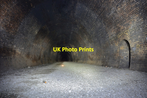 Photo 6"x4" Square Spinney Railway Tunnel Bushby c2012