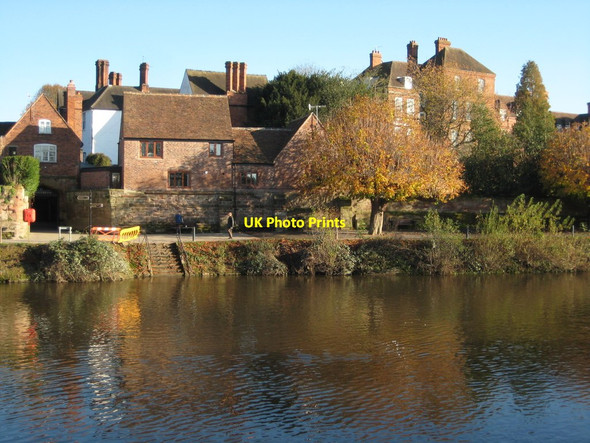 Photo 6"x4" View to the Water Gate Worcester c2012