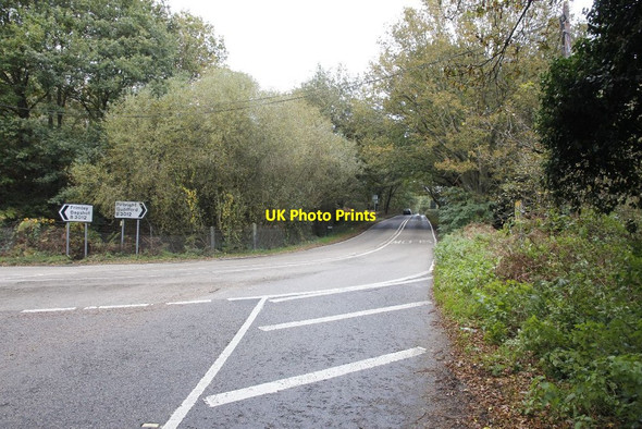 Photo 6"x4" Gapemouth Road Pirbright Camp c2012
