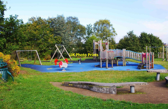 Photo 6"x4" Natural Play Area, Cookley Playing Fields, Cookley Cookley\/SO8480 c2012