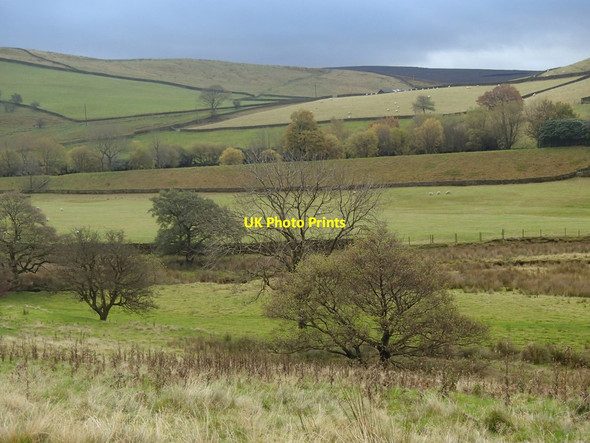 Photo 6"x4" Hillside near Mossy Lea Farm Glossop c2012
