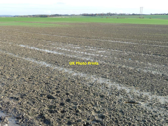 Photo 6"x4" Brown, not green, south-west of Kinsley Hemsworth\/SE4213 c2012