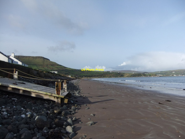 Photo 6"x4" Waterfoot Beach towards Red Bay Glenariff c2012