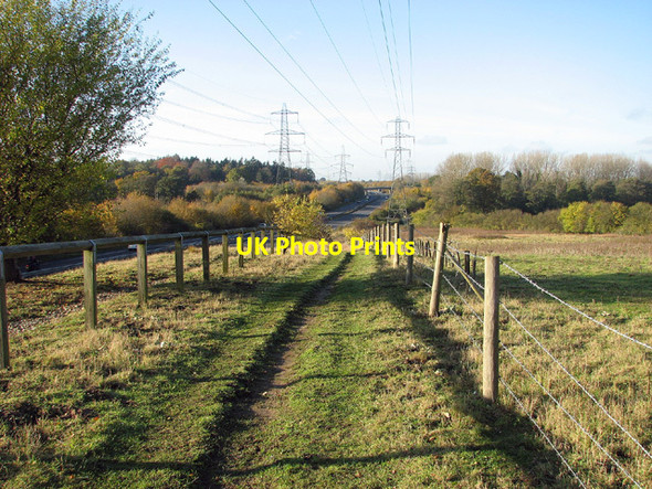 Photo 6"x4" Footpath along the A47 (Norwich Southern bypass) Keswick\/TG2004 c2012
