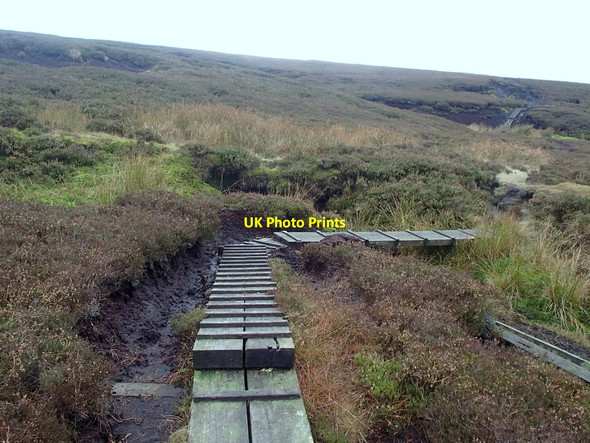 Photo 6"x4" Moorland walking near Torside Castle Crowden\/SK0799 c2012