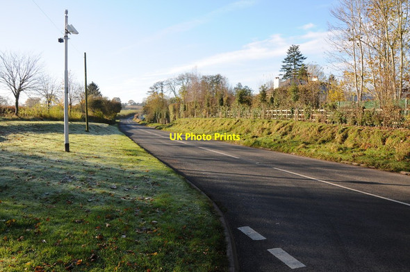 Photo 6"x4" Road to Usk at Raglan Raglan c2012