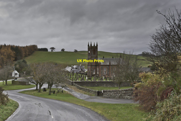 Photo 6"x4" Dunscore Kirk on an autumnal morning Dunscore c2012