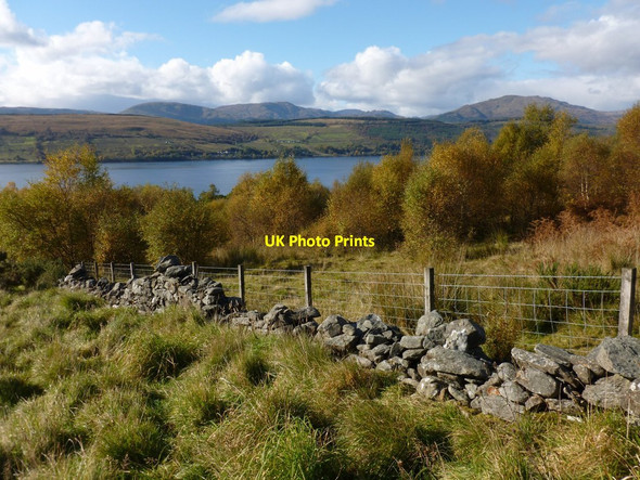 Photo 6"x4" Dry-stone wall above Shandon Shandon\/NS2586 c2012