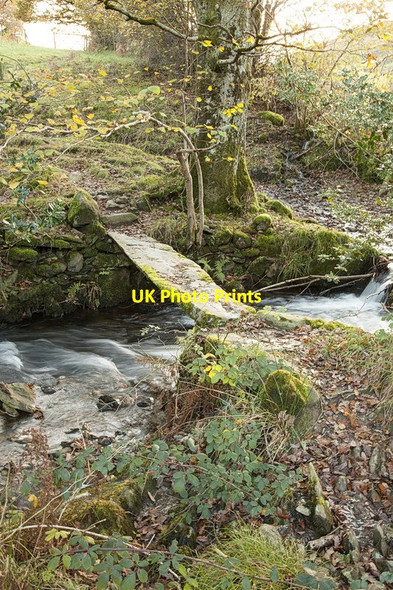 Photo 6"x4" Clapper bridge over Dunnerdale Beck Broughton Mills c2012