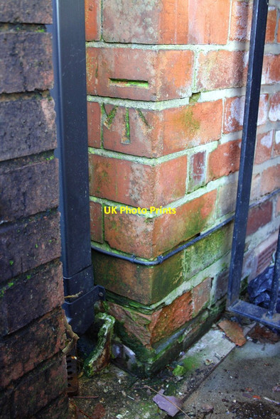 Photo 6"x4" Benchmark on #37 Kenilworth Road Birchfield\/SP0790 c2012