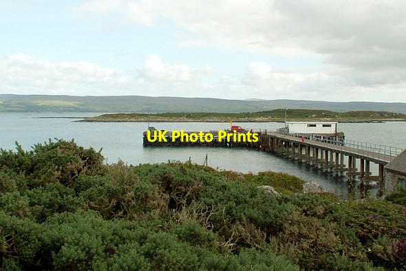 Photo 6"x4" South Pier, Isle of Gigha Ardminish c2012