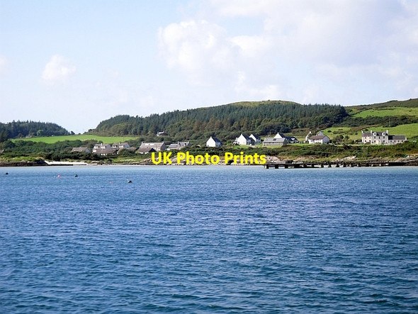 Photo 6"x4" Coast at Ardminish viewed from incoming ferry Ardminish c2012