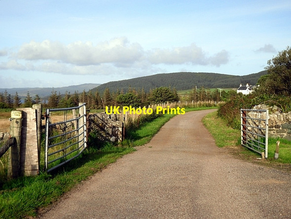 Photo 6"x4" Gate on unclassified public road Clachan\/NR7656 c2012