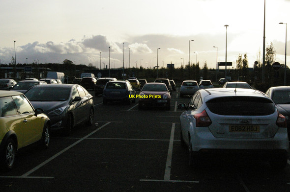 Photo 6"x4" Car park, Wetherby Services, A1(M) Wetherby c2012