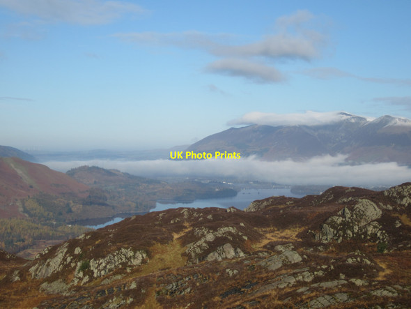 Photo 6"x4" Looking north from the summit of Grange Fell Watendlath c2012
