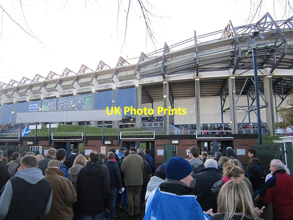Photo 6"x4" Turnstiles, Murrayfield Gorgie c2012