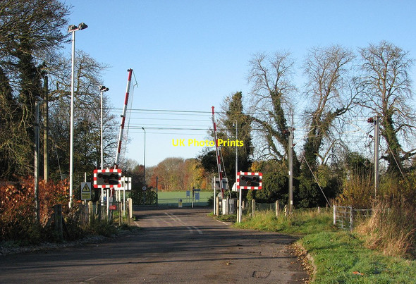 Photo 6"x4" Sawston Level Crossing Sawston c2012