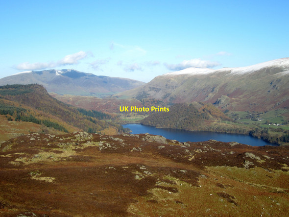 Photo 6"x4" Looking over Thirlemere from Armboth Fell Watendlath c2012
