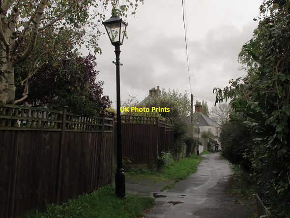 Photo 6"x4" South end of Stoney Lane Hailsham c2012
