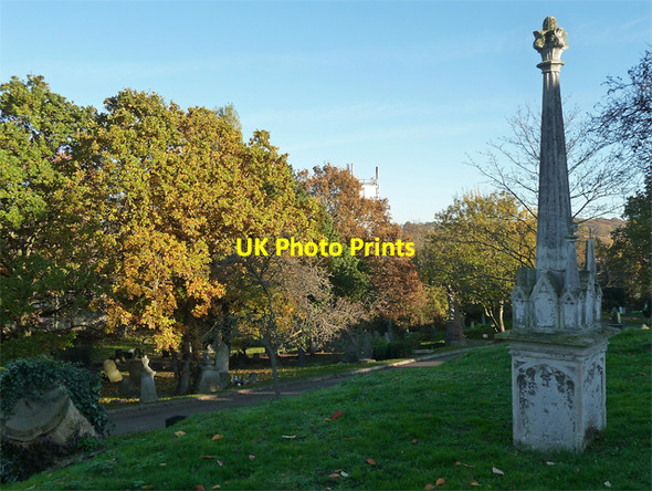 Photo 6"x4" Various monuments, West Norwood Cemetery (23) Streatham c2012