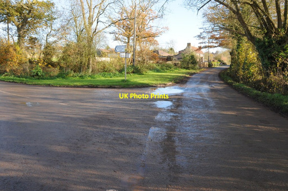 Photo 6"x4" Road junction to Marston Stannett Marston Stannett c2012
