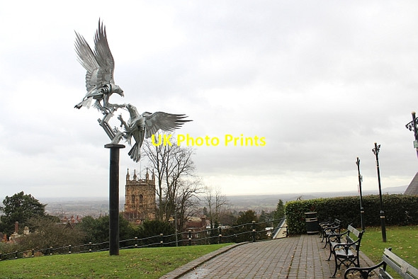 Photo 6"x4" The Diamond Jubilee sculpture, Rosebank Gardens Great Malvern c2012
