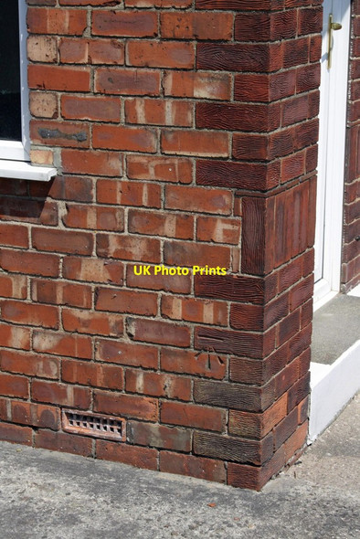 Photo 6"x4" Benchmark on #17 Quaker Lane Northallerton c2012