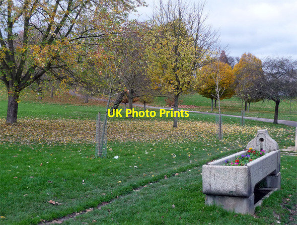 Photo 6"x4" Cattle trough, Brockwell Park Brixton\/TQ3175 c2012