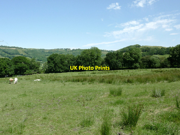 Photo 6"x4" Farmland north-east of Abermeurig, Ceredigion Bwlch-Llan c2012