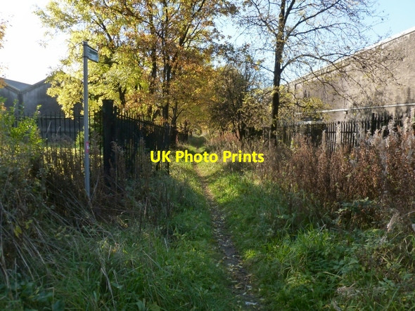Photo 6"x4" Path to the Dumbuck Hotel Dumbarton c2012