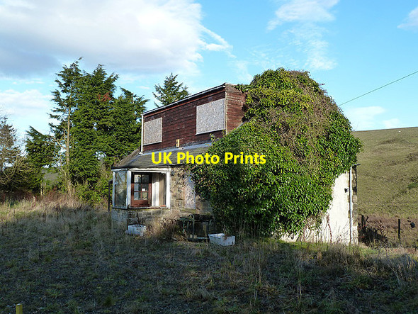 Photo 6"x4" An abandoned house at Falahill Falahill c2012