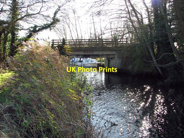 Photo 6"x4" Disused railway bridge over Geldeston Dyke Geldeston c2012