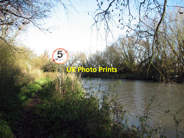Photo 6"x4" River Waveney south of Geldeston Geldeston c2012