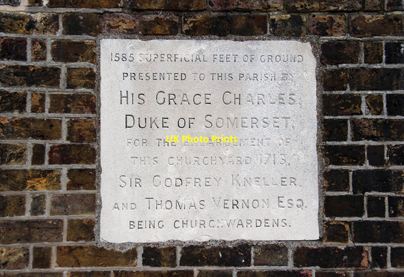 Photo 6"x4" St Mary, Church Street, Twickenham - Memorial on church wall Twickenham c2012 P1