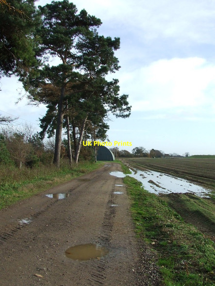 Photo 6"x4" Farm Track Cavenham c2012