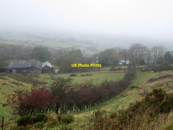 Photo 6"x4" Looking back to Highside Farm Wythop Mill c2012