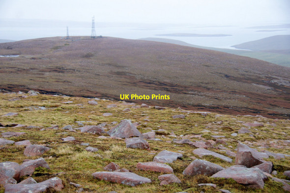 Photo 6"x4" Collafirth Hill from Roga Field North Collafirth c2012