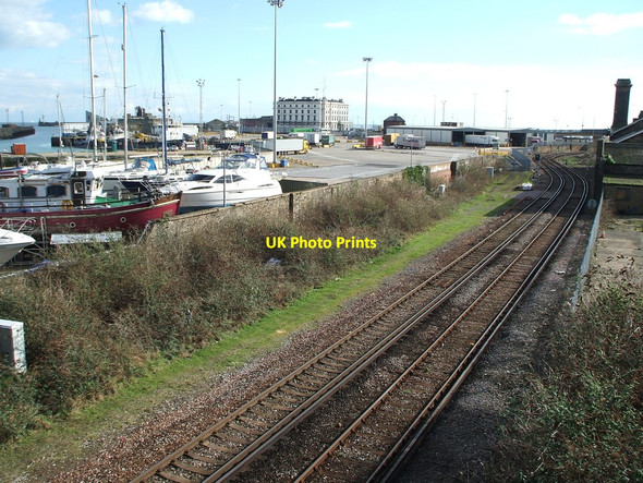 Photo 6"x4" Dover Harbour railway station (site), Kent Dover\/TR3141 c2007