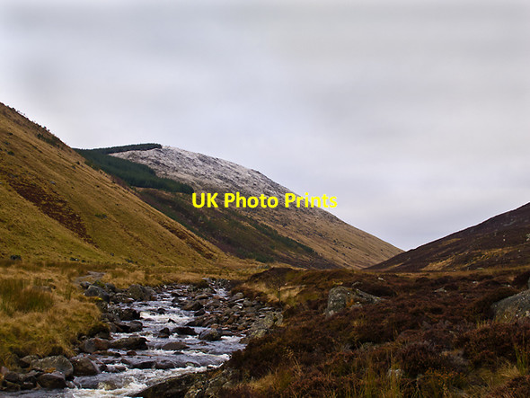 Photo 6"x4" The burn in Glen Lochsie Spittal of Glenshee c2012